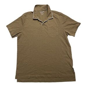 Todd Snyder Shirt Montauk Polo Mens L Homespun Jersey Slub tipped